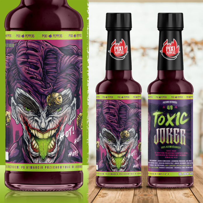 ostry sos chili Pixi Peppers Toxic Joker
